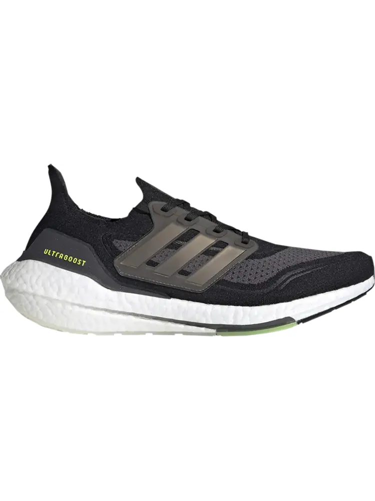 Кроссовки Adidas UltraBoost 21 'Black Silver Metallic' — изображение 1 из 1, черный