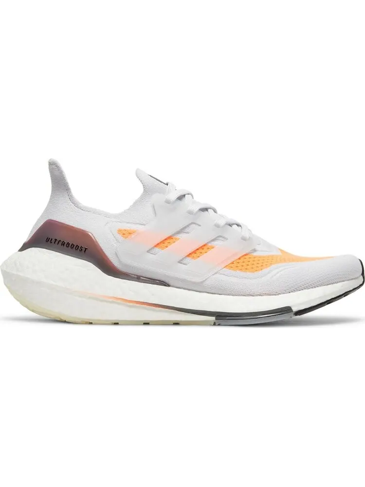 Кроссовки Adidas UltraBoost 21 — изображение 1 из 8, серый/оранжевый
