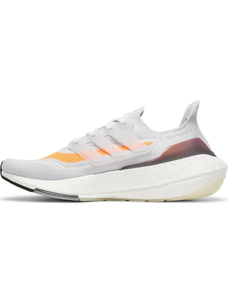 Кроссовки Adidas UltraBoost 21 — изображение 3 из 8, серый/оранжевый