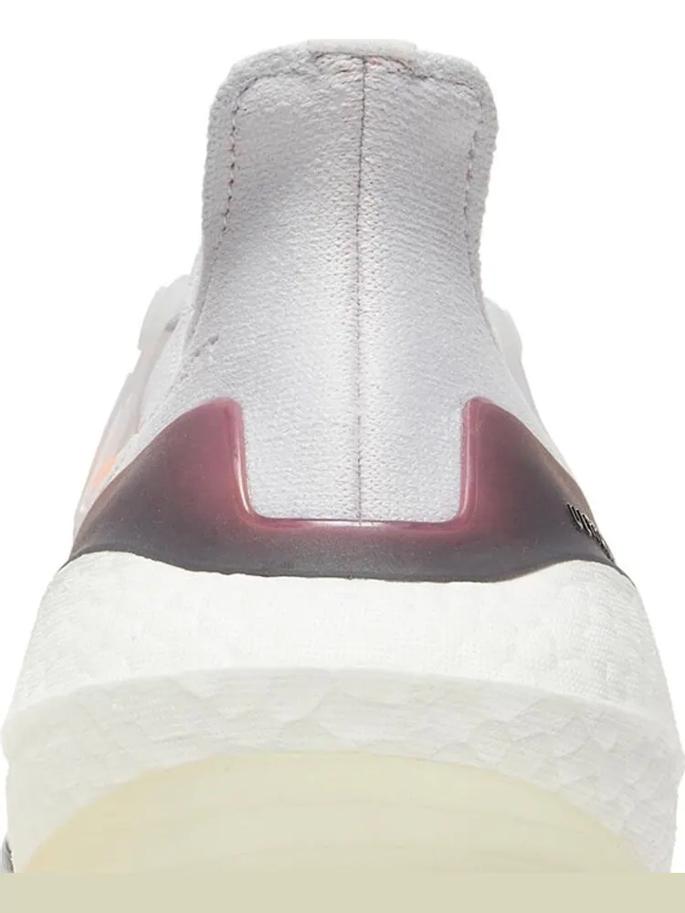 Кроссовки Adidas UltraBoost 21 — изображение 7 из 8, серый/оранжевый