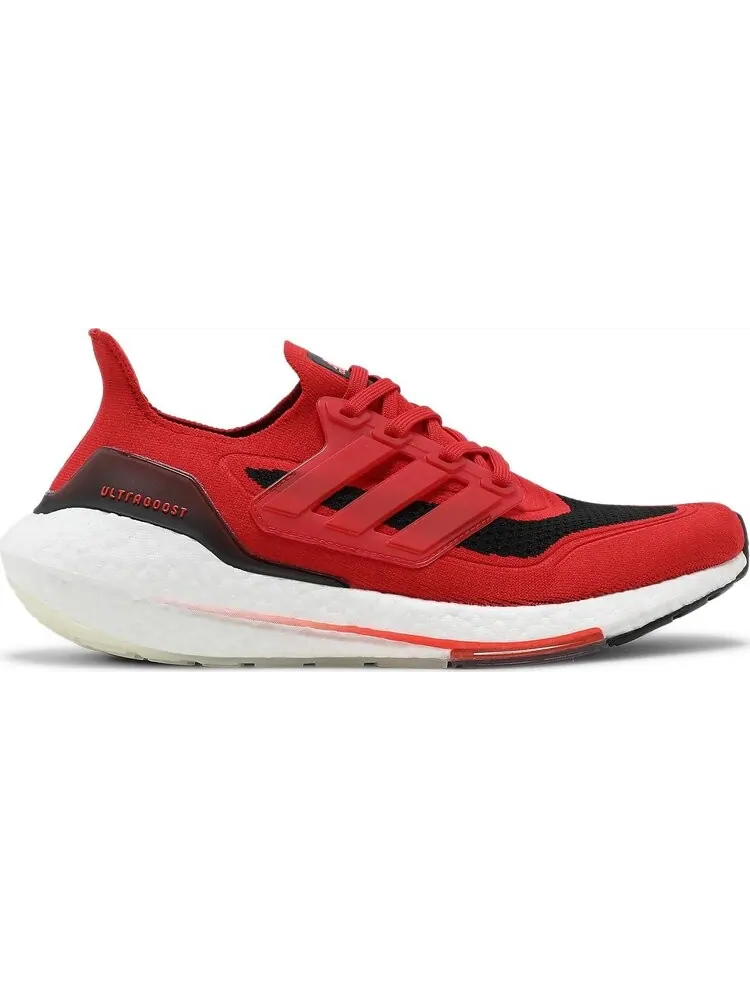 Кроссовки Adidas UltraBoost 21 — изображение 1 из 8, красный/черный/белый