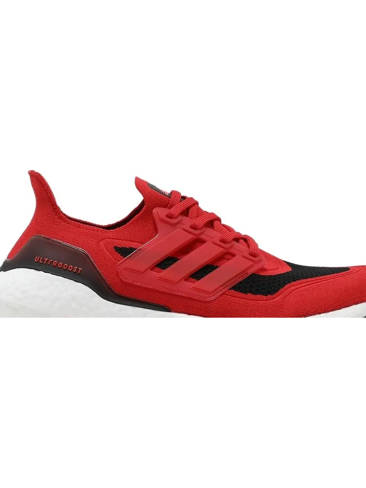 Кроссовки Adidas UltraBoost 21 — изображение 2 из 8, красный/черный/белый