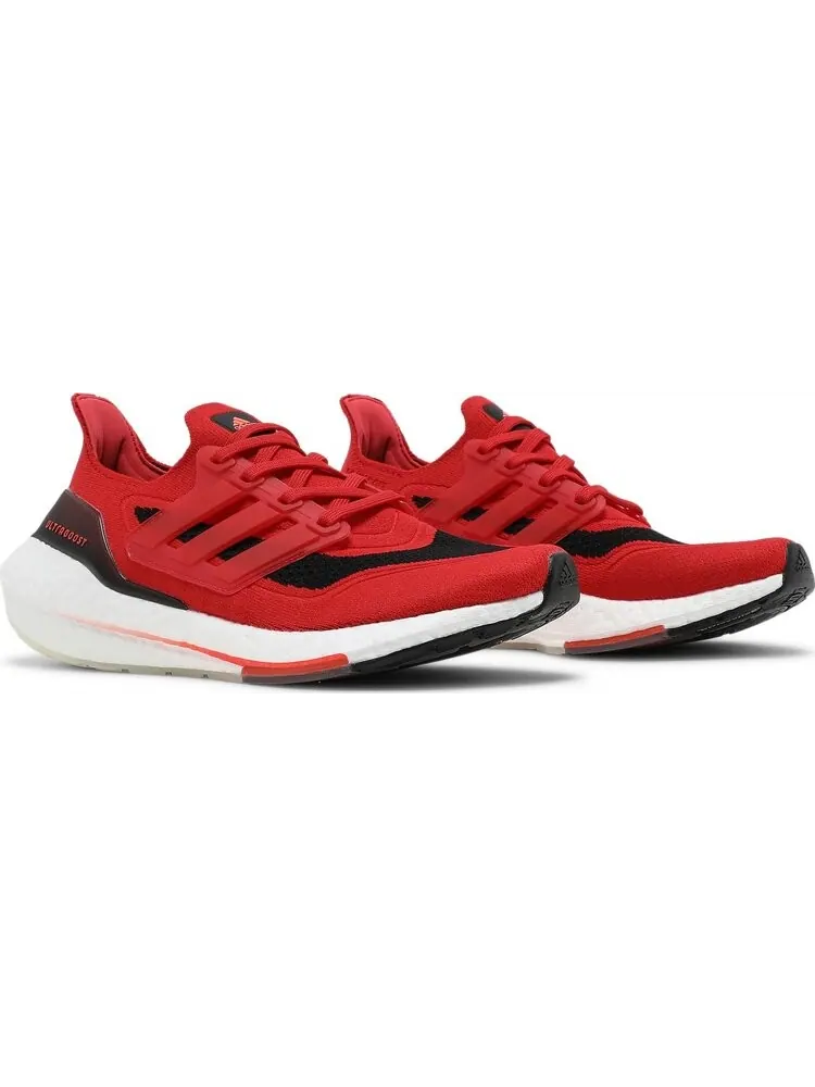 Кроссовки Adidas UltraBoost 21 — изображение 8 из 8, красный/черный/белый