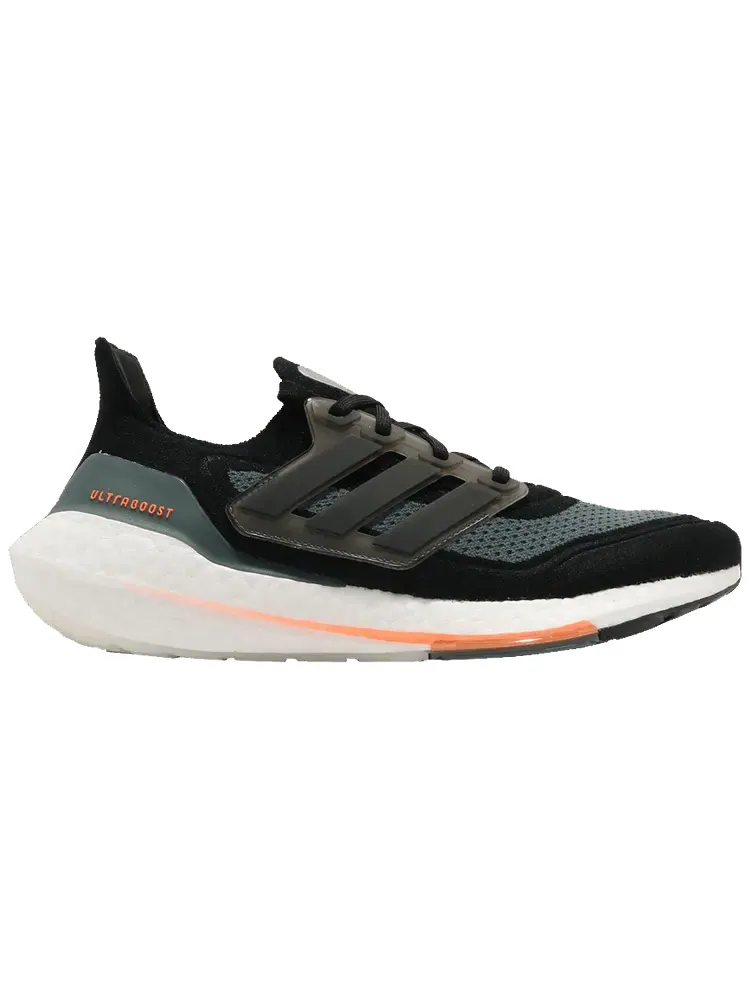 Кроссовки adidas UltraBoost 21 'Black Screaming Orange' — изображение 1 из 1, черный