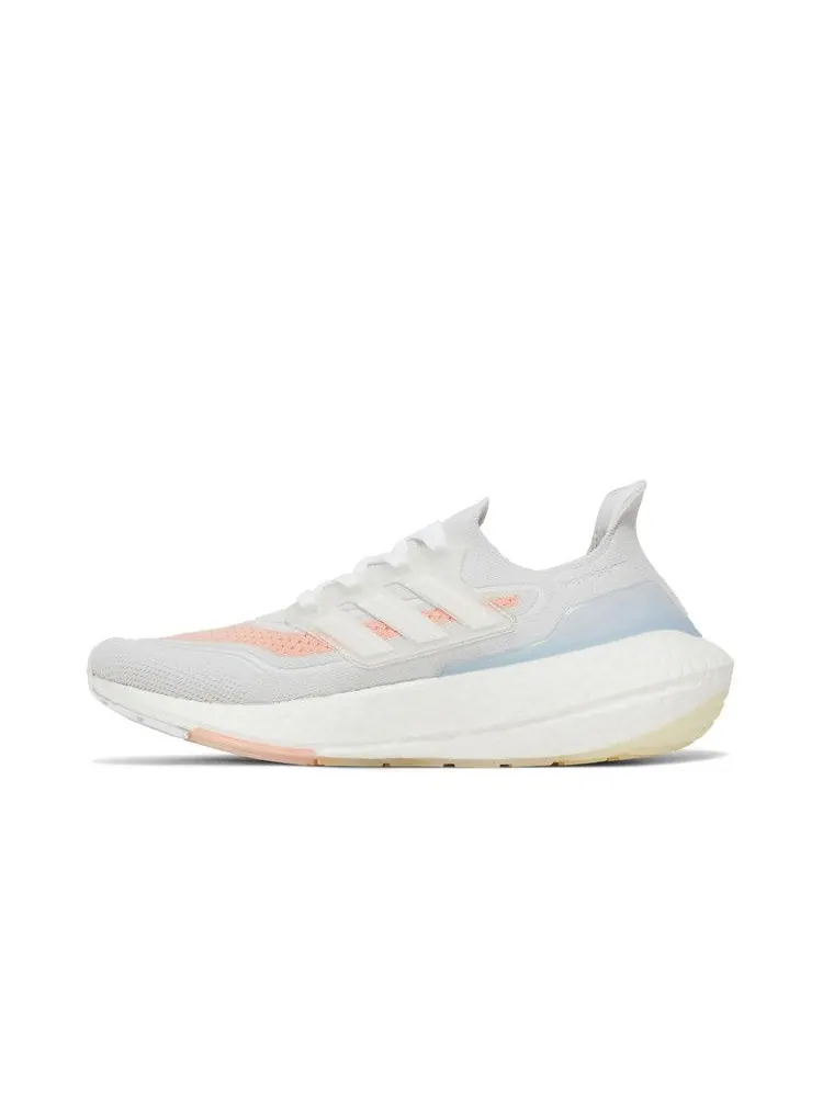 Кроссовки adidas Wmns UltraBoost 21 'White Glow Pink' — изображение 4 из 9, белый/белый/розовый