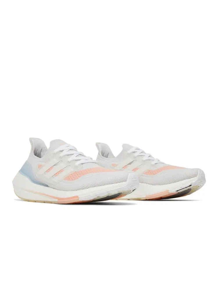 Кроссовки adidas Wmns UltraBoost 21 'White Glow Pink' — изображение 9 из 9, белый/белый/розовый