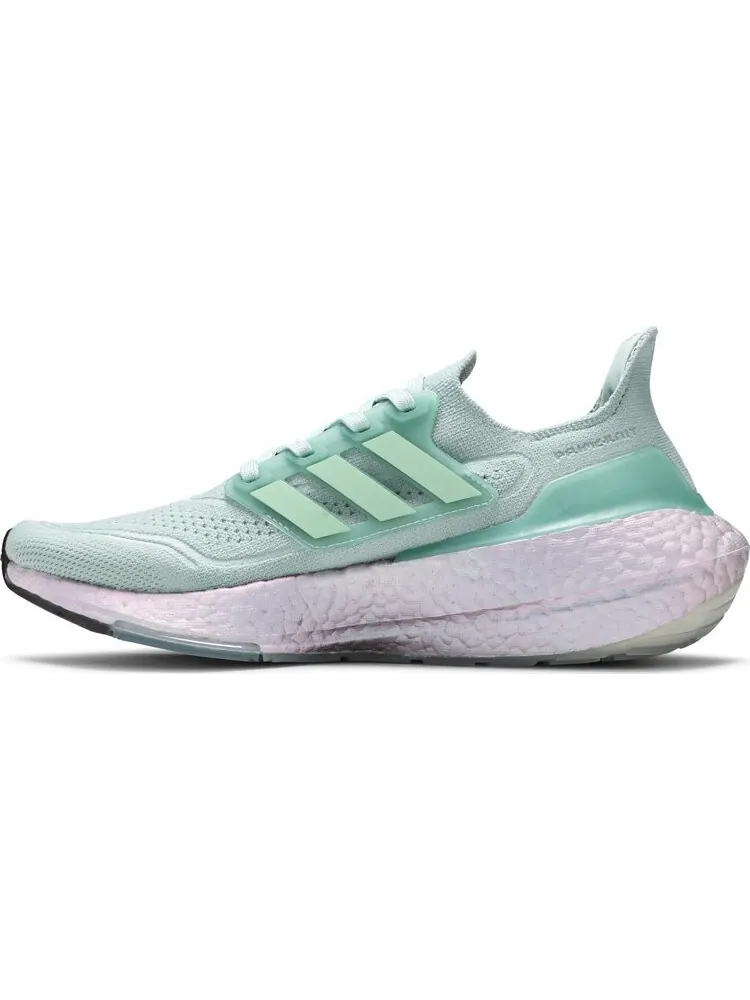 Кроссовки Adidas Wmns UltraBoost 21 'Hazy Green' — изображение 3 из 8, зеленый