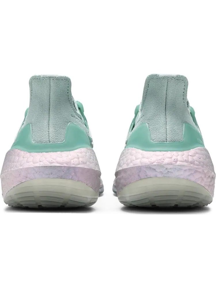 Кроссовки Adidas Wmns UltraBoost 21 'Hazy Green' — изображение 6 из 8, зеленый