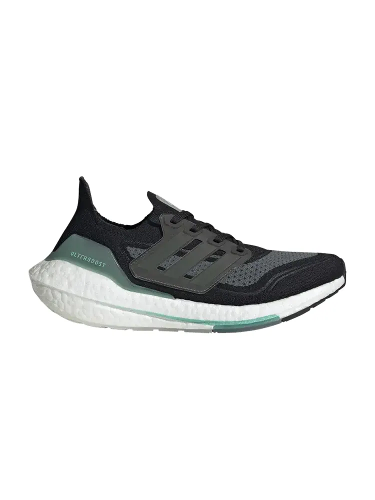 Кроссовки adidas Wmns UltraBoost 21 'Black Acid Mint' — изображение 1 из 1, черный//зеленый