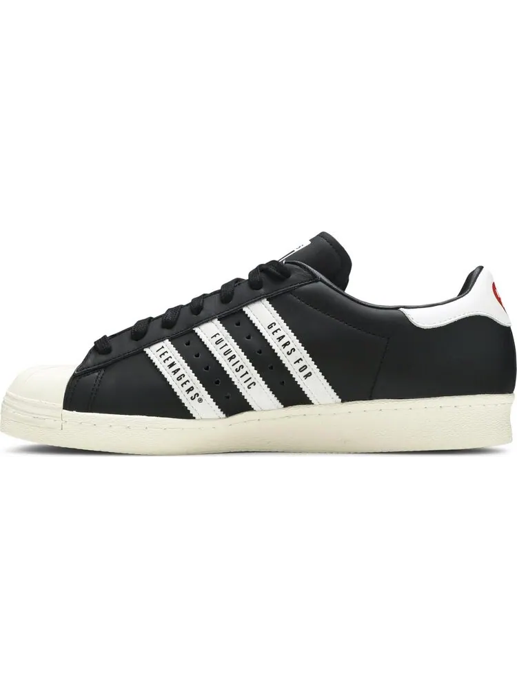 Кроссовки Adidas Human Made x Superstar 'Gears For Futuristic Teenagers - Black' — изображение 3 из 8, черный