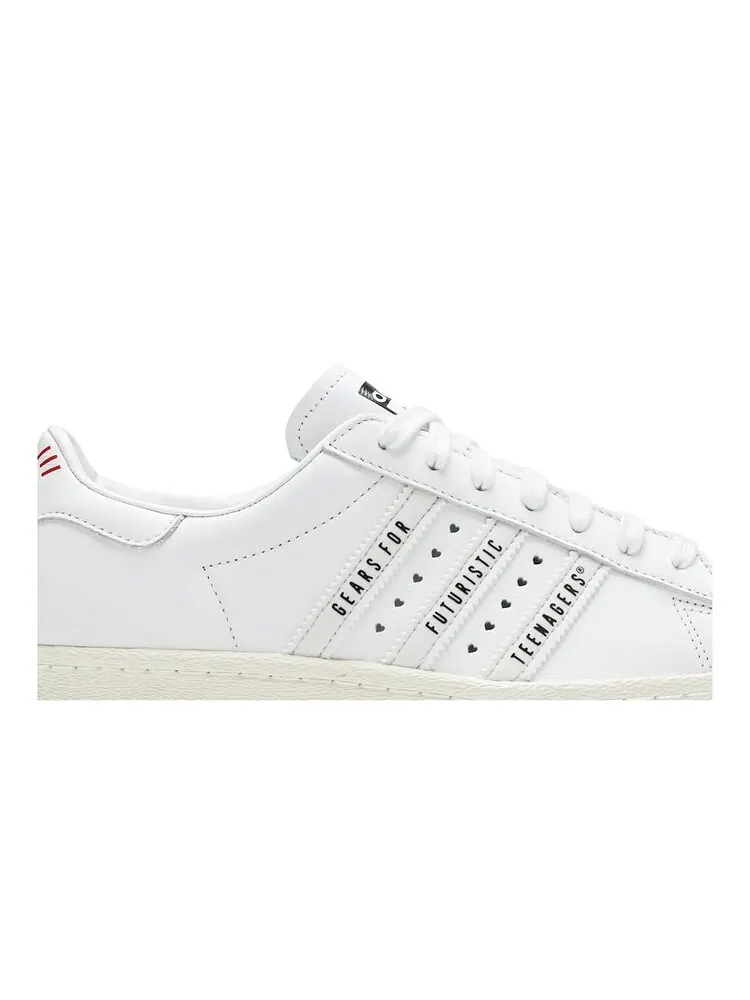 Кроссовки Adidas Human Made x Superstar — изображение 2 из 4, белый