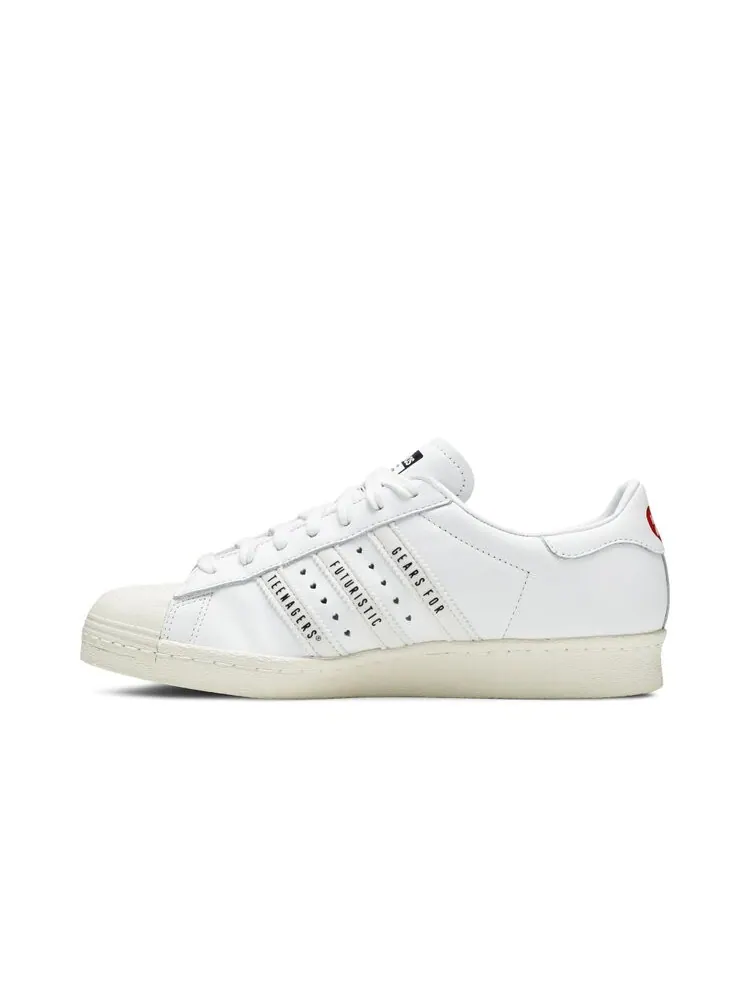 Кроссовки Adidas Human Made x Superstar — изображение 3 из 4, белый
