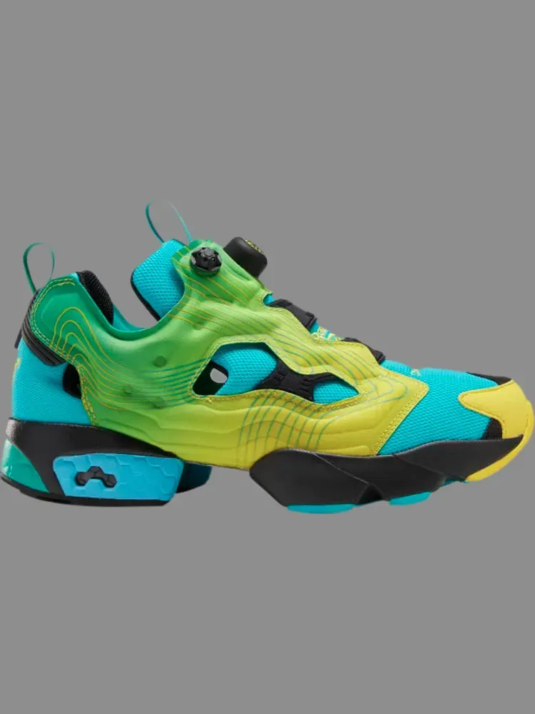 Кроссовки chromat x instapump fury og 'emerald' Reebok — изображение 1 из 1, синий