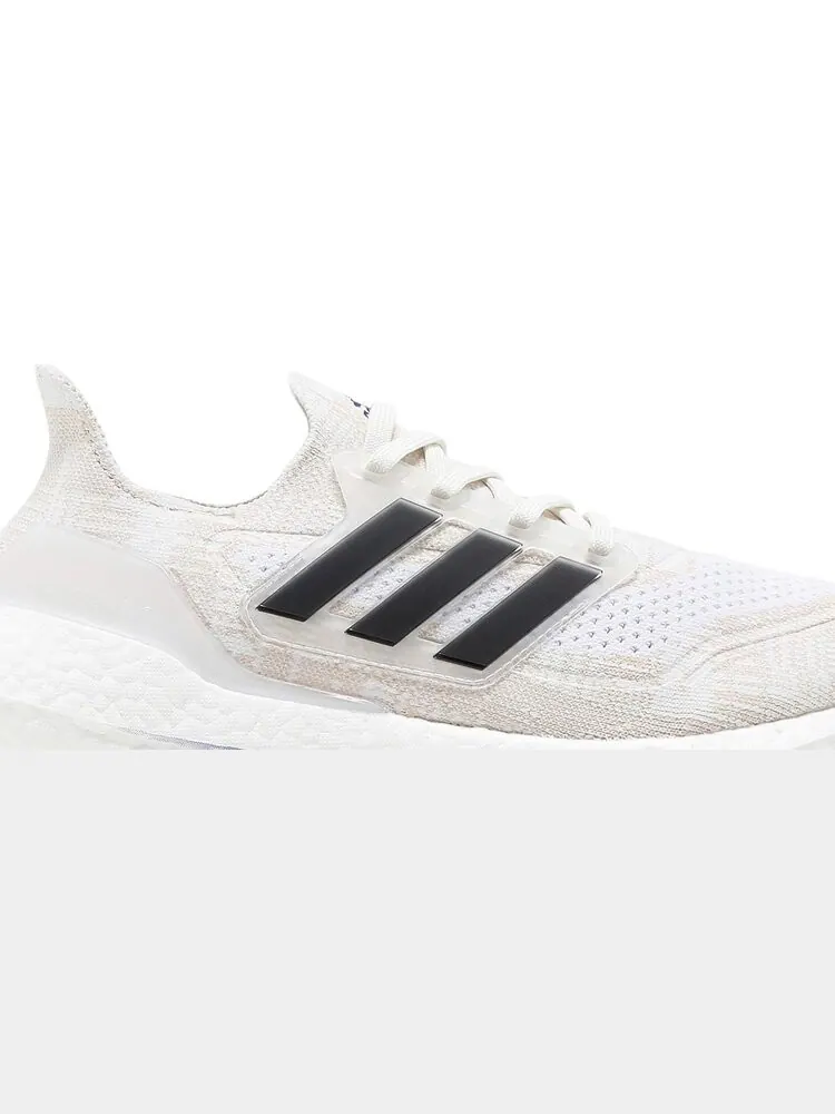 Кроссовки Adidas UltraBoost 21 Primeblue 'Non Dyed Black' — изображение 2 из 8, бежевый