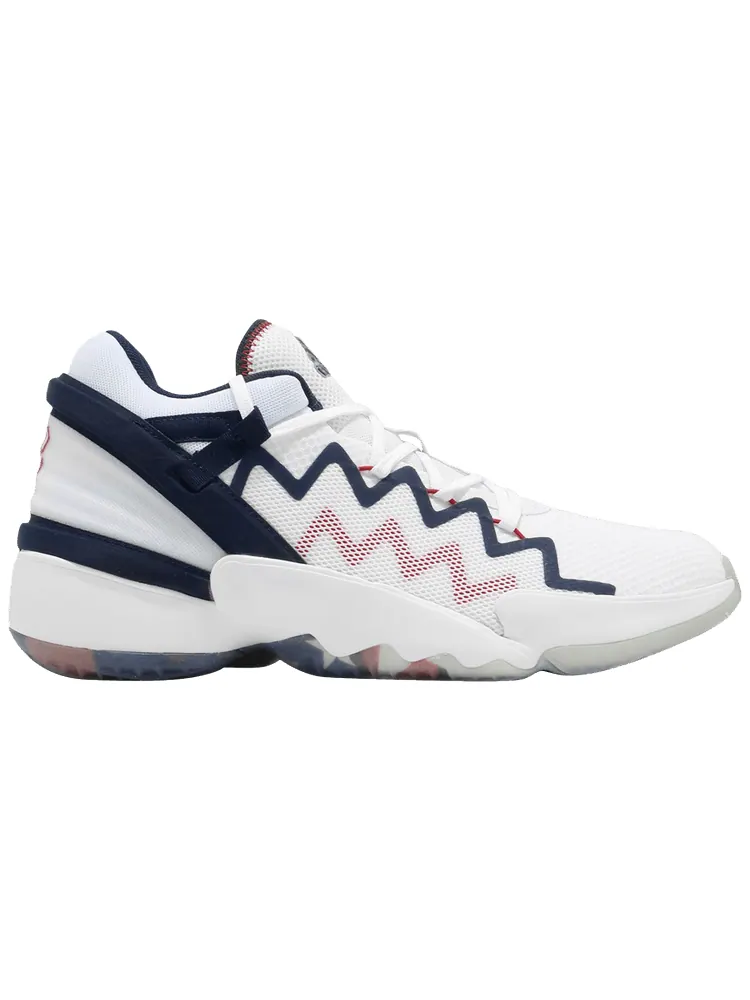 Кроссовки adidas D.O.N. Issue #2 GCA 'Team USA' — изображение 1 из 1, белый