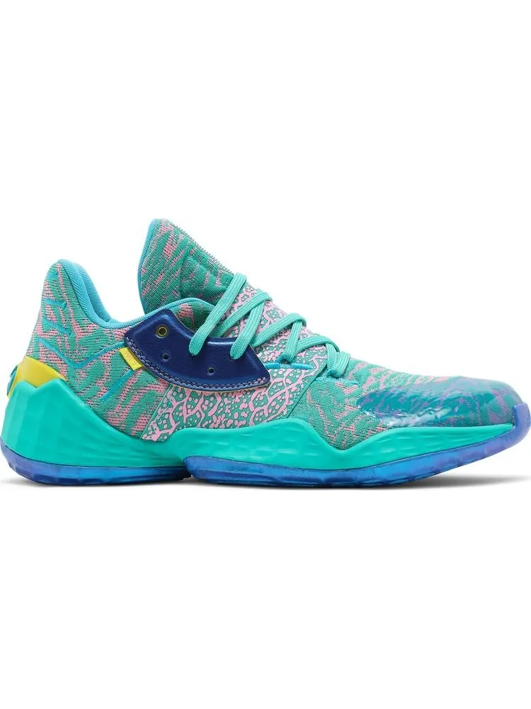Кроссовки Adidas Harden Vol. 4 GCA 'Shock Mint' — изображение 1 из 8, синий