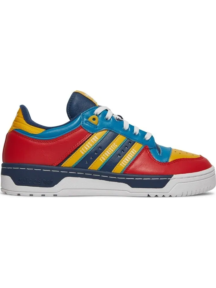 Кроссовки Adidas Human Made x Rivalry Low 'Scarlet Aqua' — изображение 1 из 8, синий