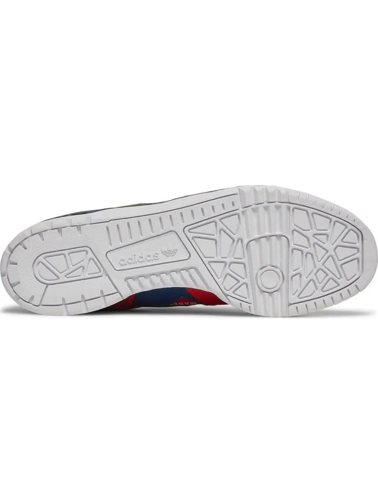 Кроссовки Adidas Human Made x Rivalry Low 'Scarlet Aqua' — изображение 4 из 8, синий