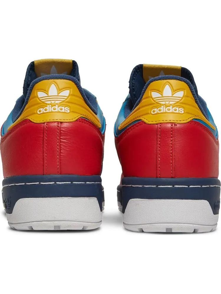 Кроссовки Adidas Human Made x Rivalry Low 'Scarlet Aqua' — изображение 6 из 8, синий