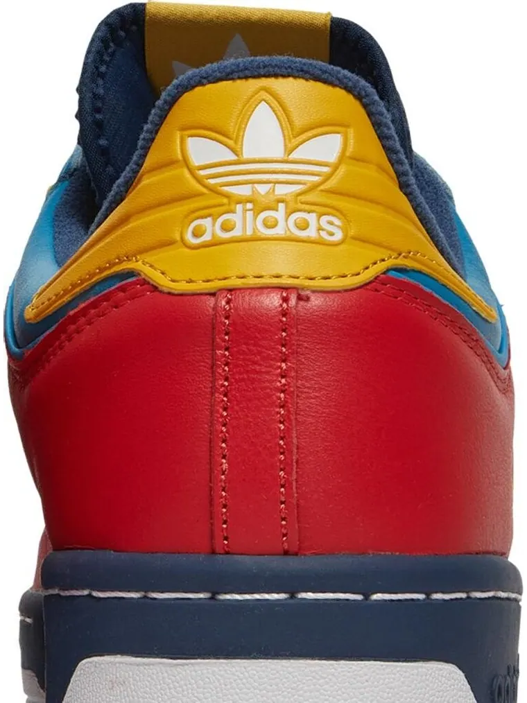 Кроссовки Adidas Human Made x Rivalry Low 'Scarlet Aqua' — изображение 7 из 8, синий