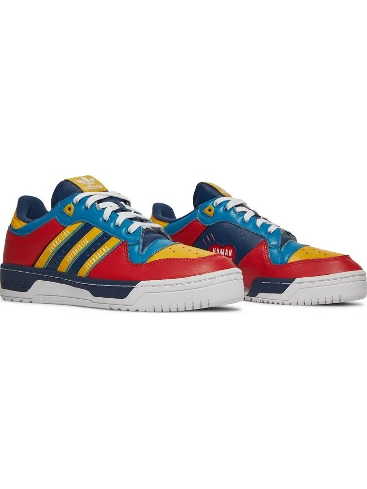 Кроссовки Adidas Human Made x Rivalry Low 'Scarlet Aqua' — изображение 8 из 8, синий