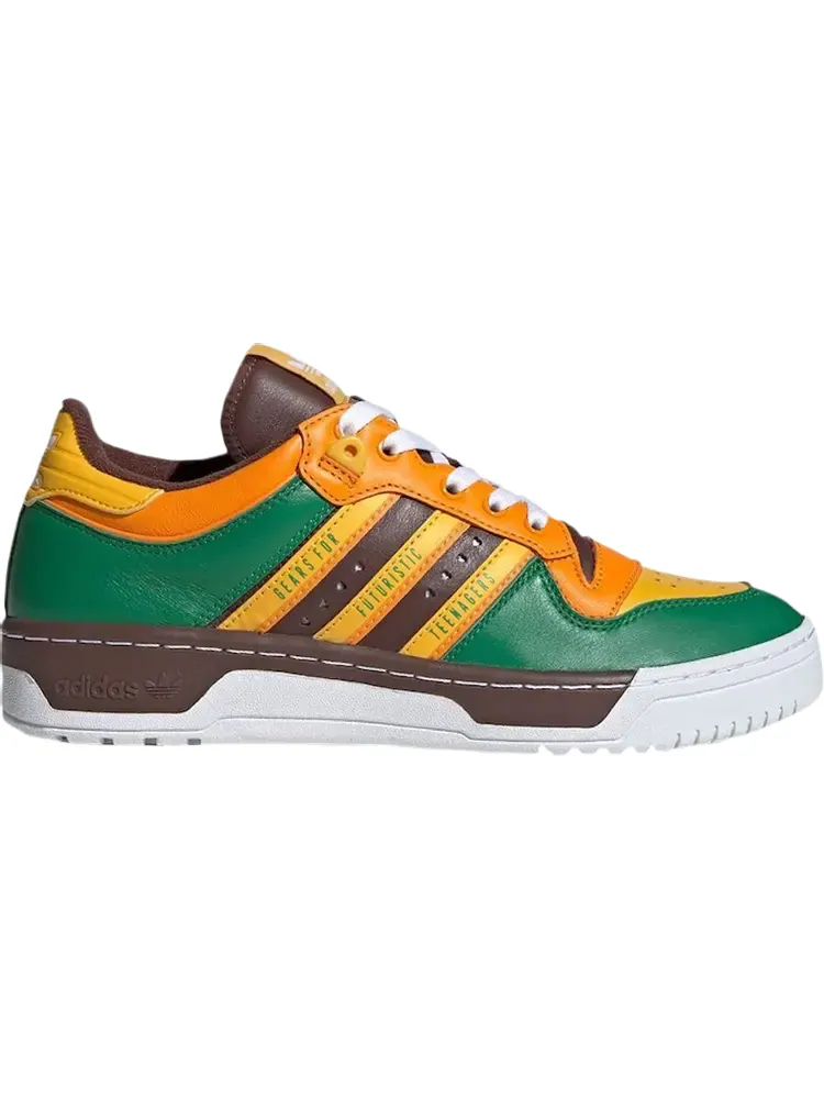 Кроссовки Adidas Human Made x Rivalry Low 'Green Gold' — изображение 1 из 1, зеленый