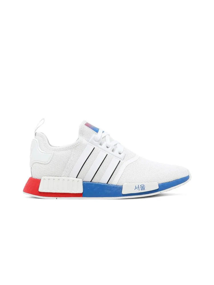 Кроссовки adidas NMD_R1 'United By Sneakers - Seoul' — изображение 2 из 9, белый/черный/синий