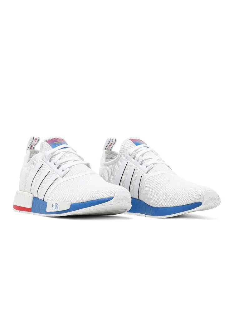 Кроссовки adidas NMD_R1 'United By Sneakers - Seoul' — изображение 9 из 9, белый/черный/синий