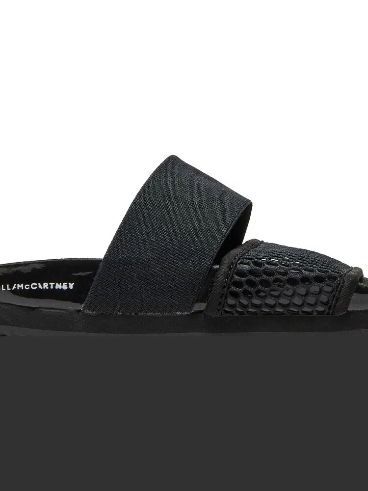 Сандалии Adidas Stella McCartney x Wmns Lette Slide 'Core Black' — изображение 2 из 8, черный