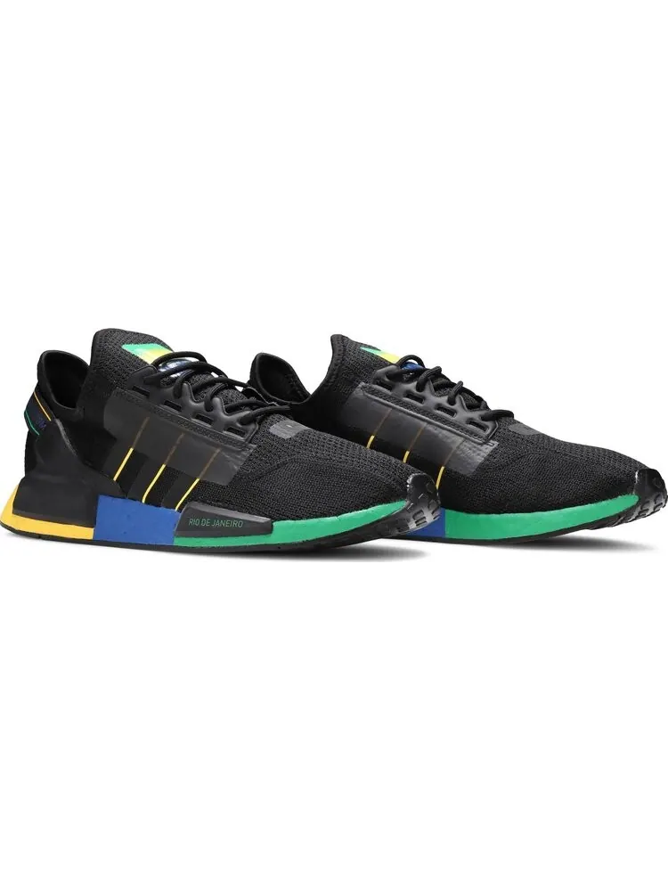 Кроссовки Adidas NMD_R1 V2 'Rio de Janeiro' — изображение 8 из 8, черный
