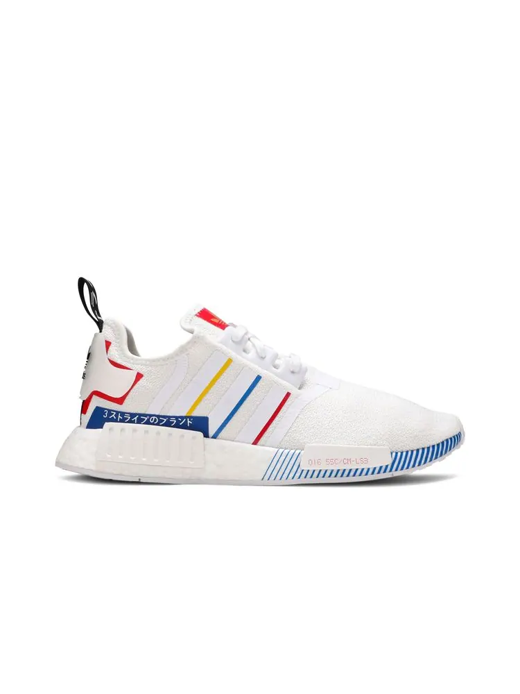 Кроссовки NMD_R1 'Olympic Pack - White' — изображение 1 из 8, белый