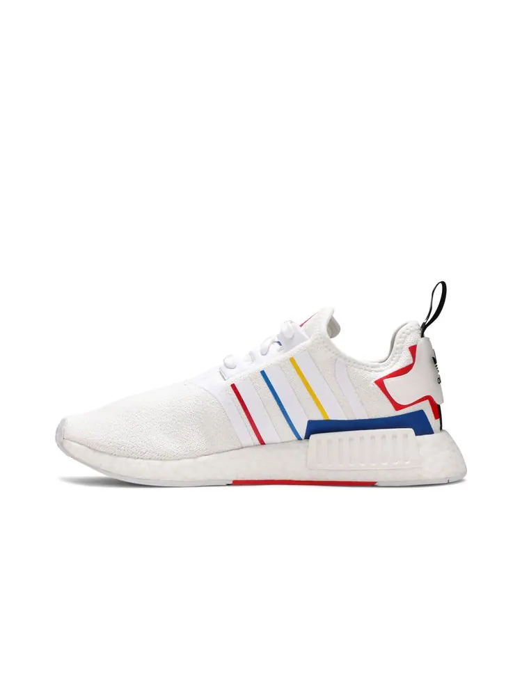 Кроссовки NMD_R1 'Olympic Pack - White' — изображение 3 из 8, белый