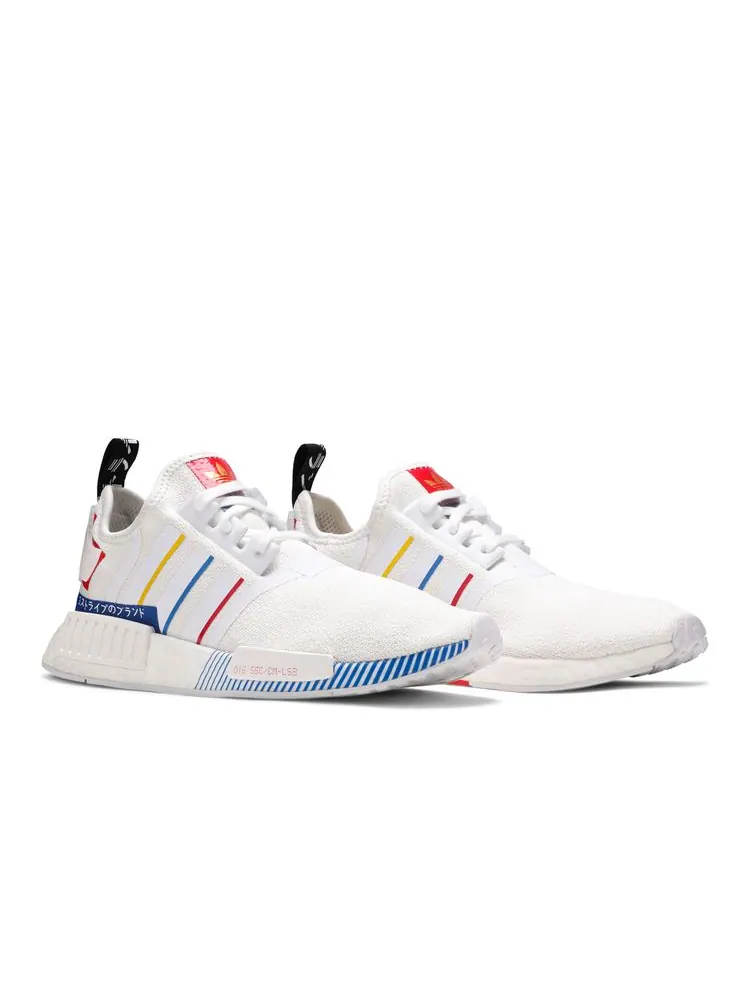 Кроссовки NMD_R1 'Olympic Pack - White' — изображение 8 из 8, белый