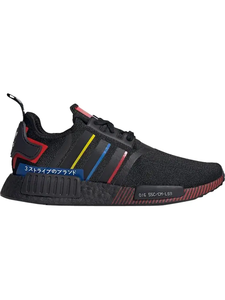 Кроссовки Adidas NMD_R1 'Olympic Pack - Black' — изображение 1 из 1, черный