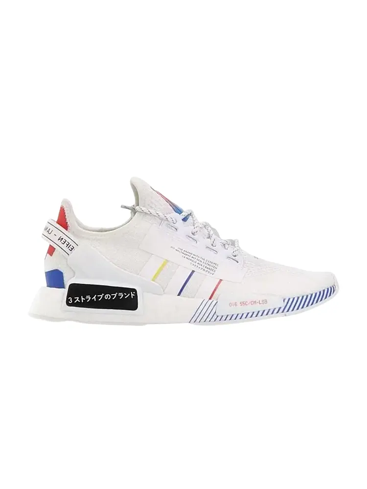 Кроссовки Adidas NMD_R1 V2 — изображение 1 из 1, белый синий