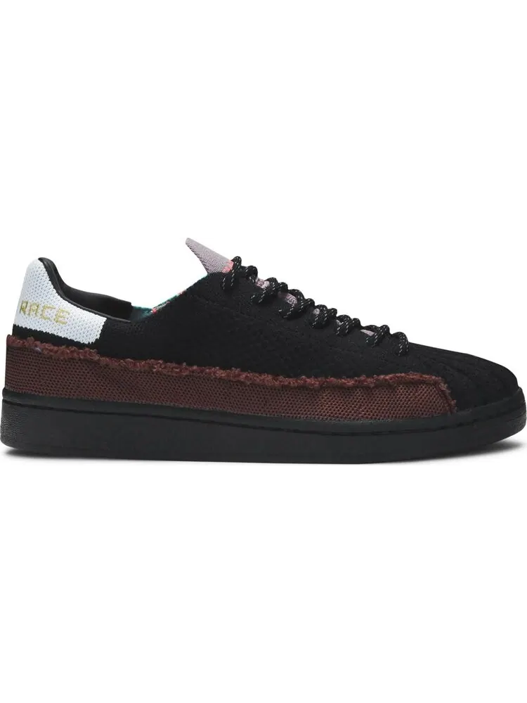 Кроссовки Adidas Pharrell x Superstar 'Patchwork - Black' — изображение 1 из 8, черный