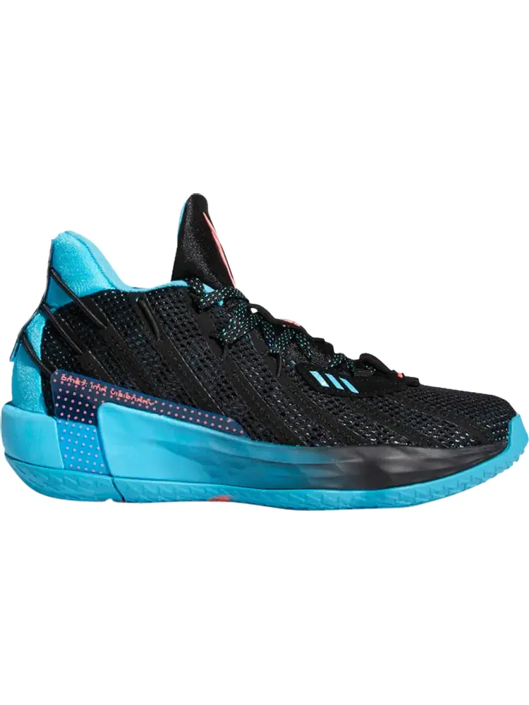 Кроссовки Adidas Dame 7 Big Kid 'Visionary' — изображение 1 из 1, черный