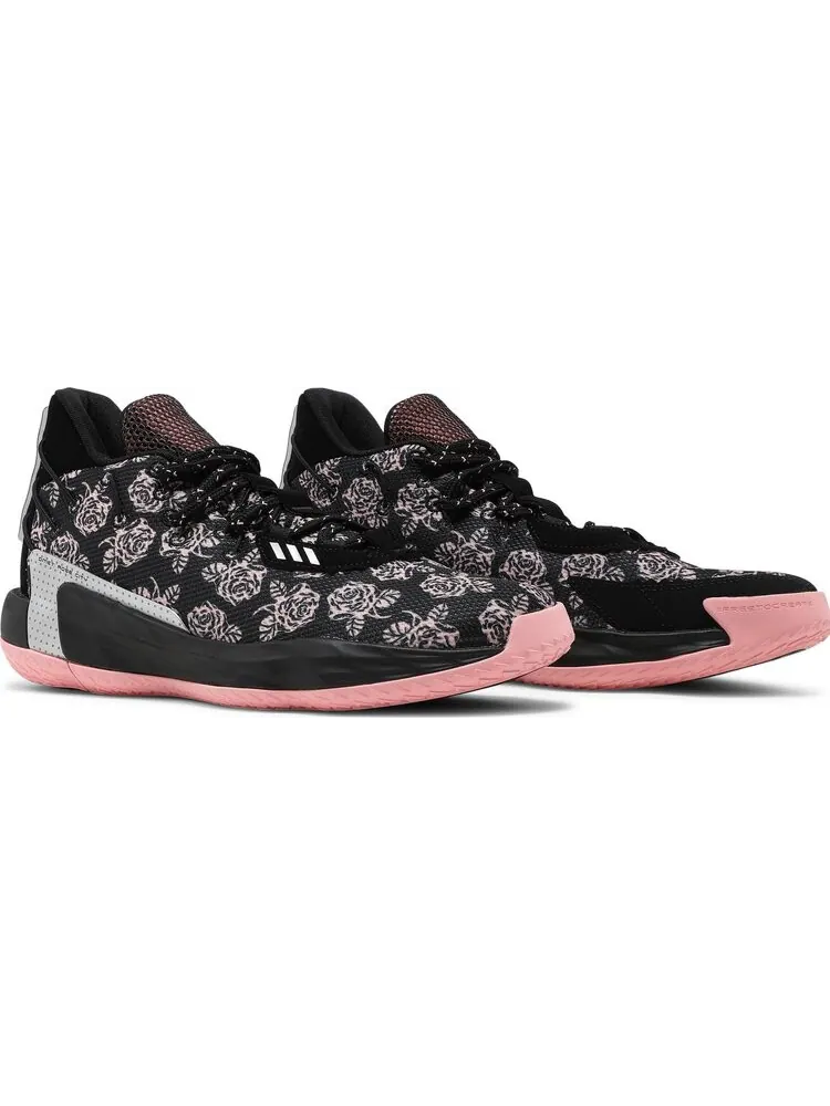 Кроссовки Adidas Dame 7 'Rose City' — изображение 7 из 7, черный