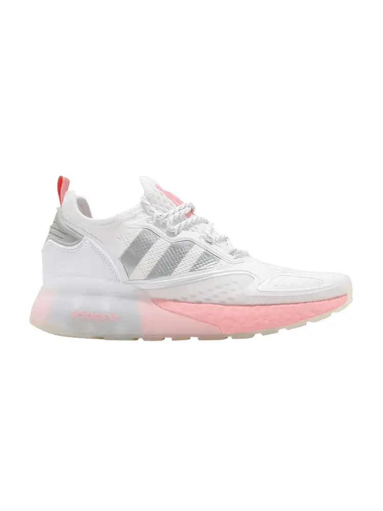 Кроссовки adidas Wmns ZX 2K Boost 'White Glow Pink' — изображение 1 из 1, белый/прозрачный/розовый
