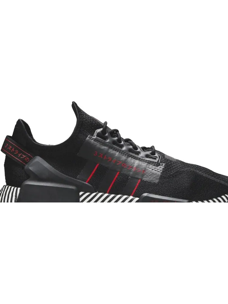 Кроссовки Adidas NMD_R1 V2 'Dazzle Pack - Core Black' — изображение 2 из 8, черный