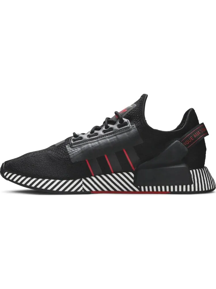 Кроссовки Adidas NMD_R1 V2 'Dazzle Pack - Core Black' — изображение 3 из 8, черный