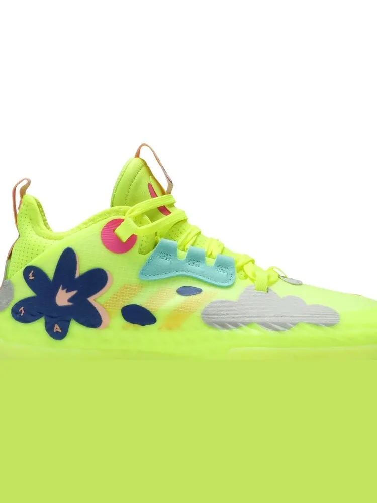 Кроссовки Adidas Harden Vol. 5 Futurenatural 'Solar Yellow' — изображение 2 из 8, желтый