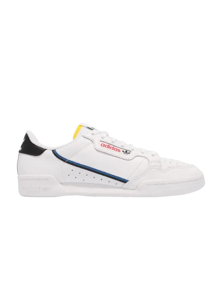 Кроссовки adidas Continental 80 'White Blue' — изображение 1 из 1, белый/белый/черный