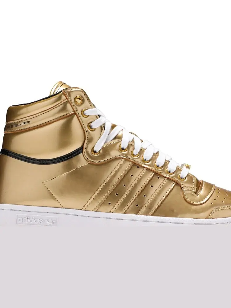 Кроссовки Adidas Star Wars x Top Ten Hi 'C-3PO' — изображение 2 из 8, золото