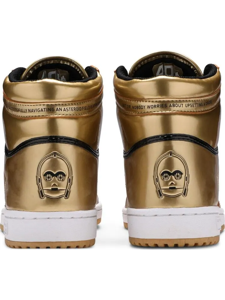 Кроссовки Adidas Star Wars x Top Ten Hi 'C-3PO' — изображение 6 из 8, золото
