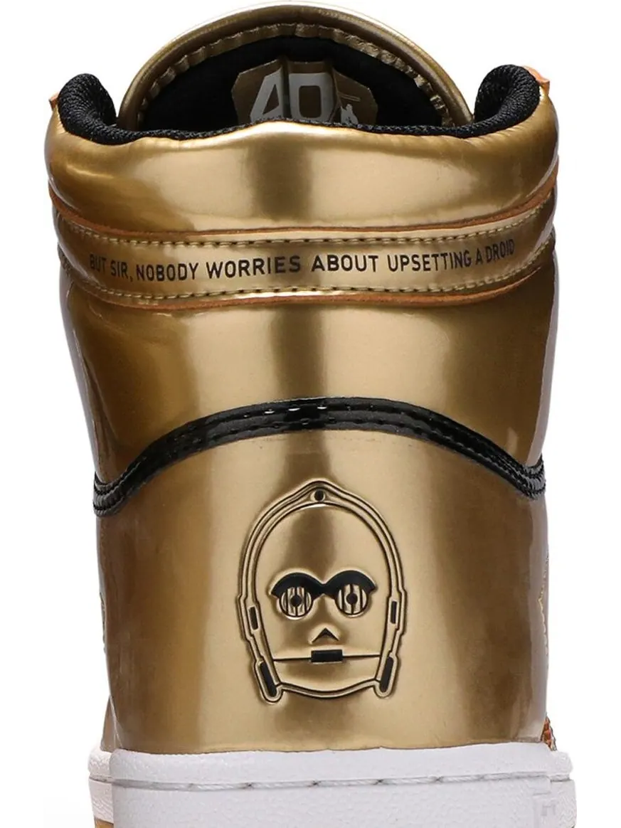 Кроссовки Adidas Star Wars x Top Ten Hi 'C-3PO' — изображение 7 из 8, золото