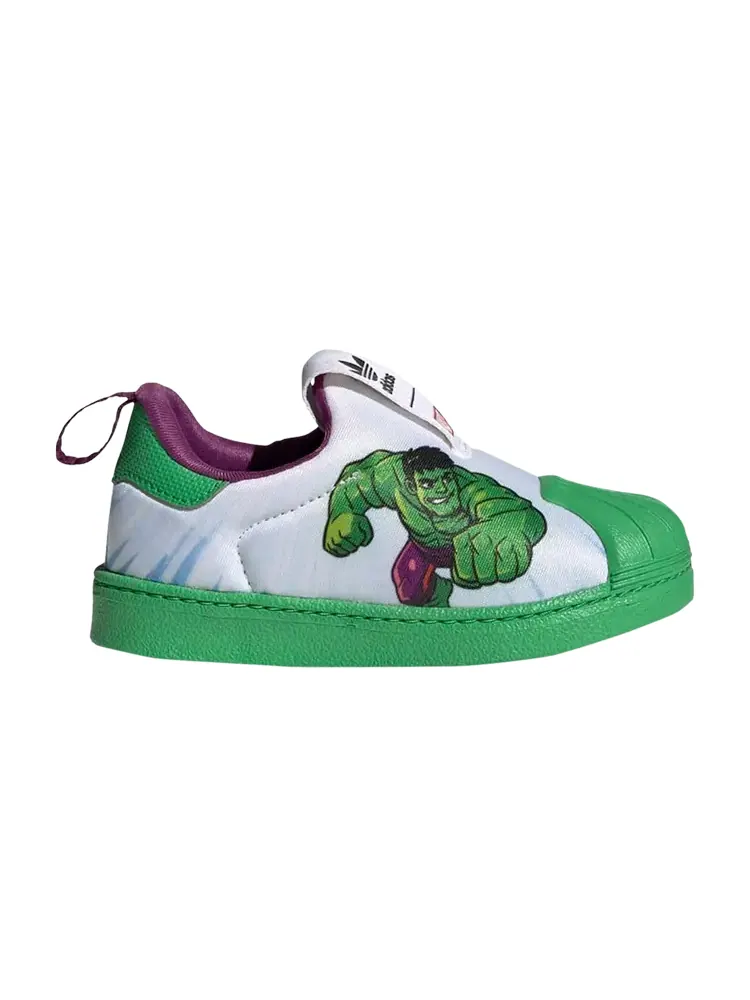 Кроссовки Adidas Marvel x Superstar 360 Infant — изображение 1 из 1, белый