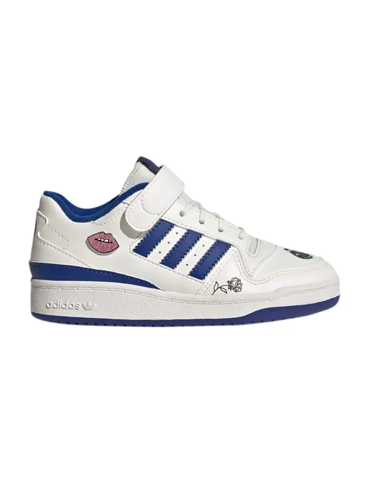 Кроссовки Adidas Forum Low Little Kid — изображение 1 из 1, белый