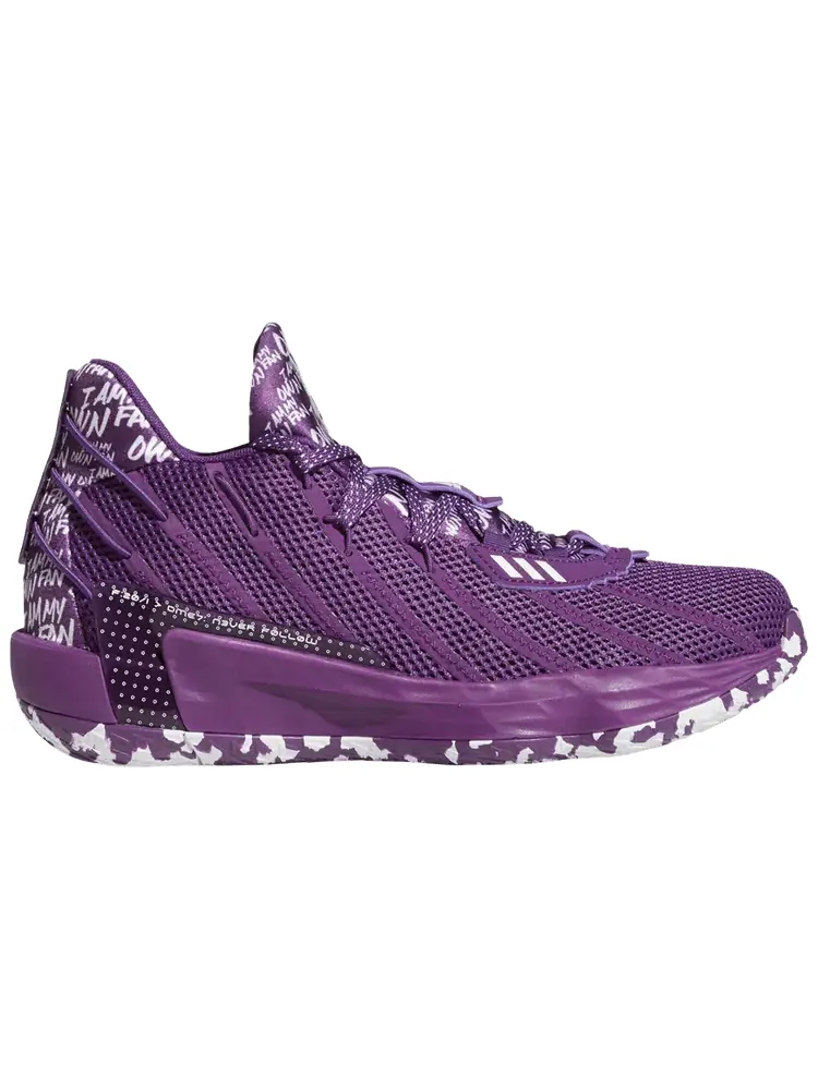 Кроссовки adidas Dame 7 'I Am My Own Fan - Glory Purple' — изображение 1 из 1, фиолетовый