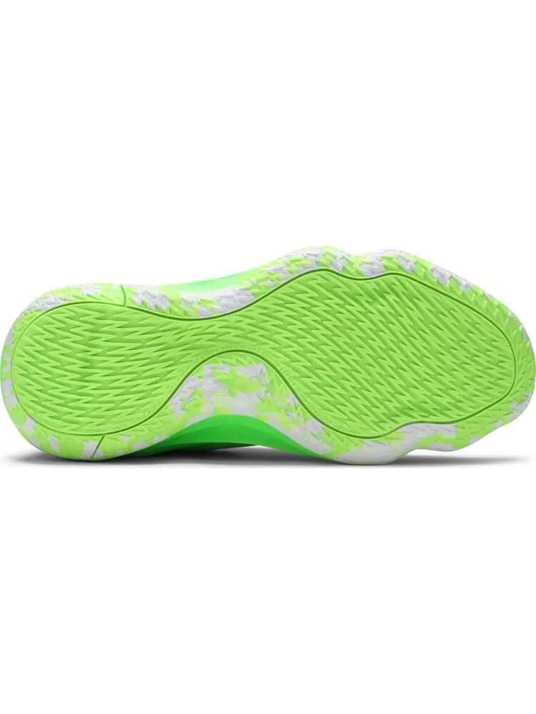Кроссовки Adidas Dame 7 GCA 'I Am My Own Fan - Solar Green' — изображение 4 из 8, зеленый